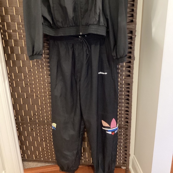 ADIDAS CRINKLE TRACK 2PC SET ( Jacket: Size =X-Large) (Pants: Large) NWOT - Picture 3 of 9